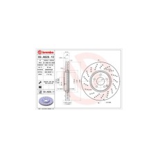 Гальмівний диск Brembo 09.A828.11