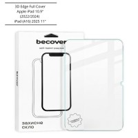 Скло захисне BeCover 3D Edge Full Cover Apple iPad 10.9" (2022/2024) / iPad (A16) 2025 11" (714773)