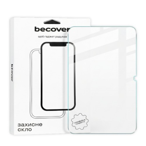 Скло захисне BeCover 3D Edge Full Cover Apple iPad 10.9" (2022/2024) / iPad (A16) 2025 11" (714773)