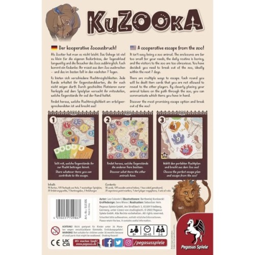 Настільна гра Pegasus Spiele KuZOOkA (KuZOOkA) (англ.) (PS210)