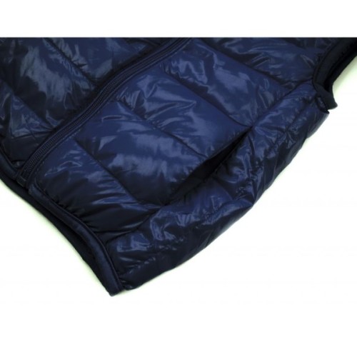 Жилет дитячий Kurt пуховий з капюшоном (V-HT-580T-104-blue)