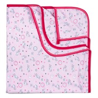 Ковдра дитяча Miniworld із зайчиками (13100-pink1)