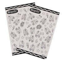 Набір для творчості Crayola Розмальовки-наліпки Ролер-Диско З олівцями (15754-B)