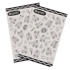 Набір для творчості Crayola Розмальовки-наліпки Ролер-Диско З олівцями (15754-B)