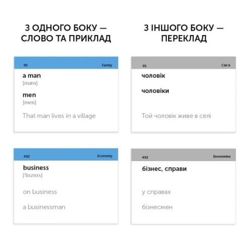 Навчальний набір English Student Картки для вивчення англійської мови Elementary A1, українська (39122560)