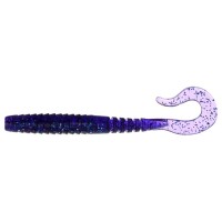 Силікон рибальський FishUP Vipo 3.6" 060 - Dark Violet/Peacock & Silver (8шт/уп) (1864.06.35)