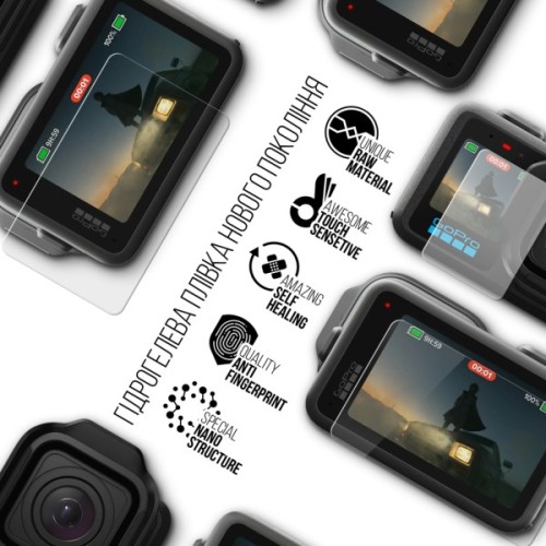 Плівка захисна Armorstandart hydrogel GoPro MISSION 1 Big+Small Screen+Camera Lens (ARM93862)