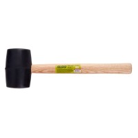 Киянка Alloid гумова, 680г, чорна, ручка з деревини (RM-16680W)