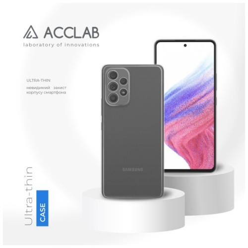 Чохол до мобільного телефона ACCLAB TPU Samsung Galaxy A53 5G Transparent (1283126566011)