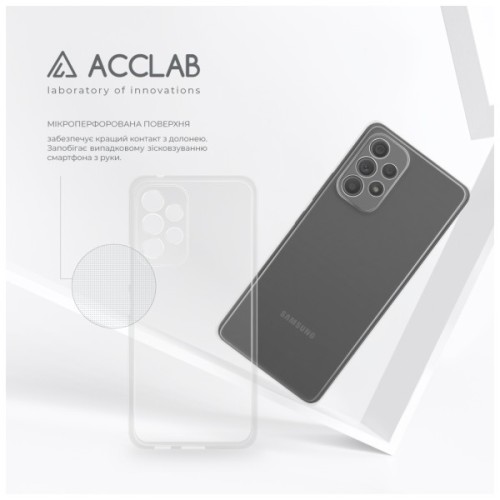 Чохол до мобільного телефона ACCLAB TPU Samsung Galaxy A53 5G Transparent (1283126566011)
