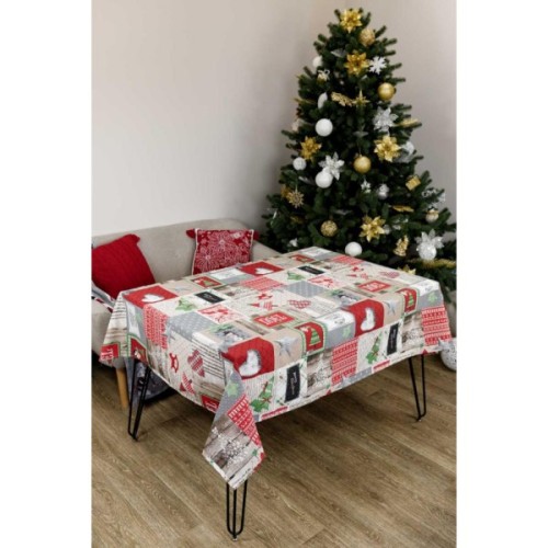 Скатертина Прованс Merry Christmas 220x132 см (4823093451438)