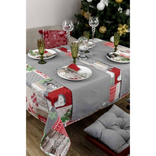 Скатертина Прованс Merry Christmas 220x132 см (4823093451438)