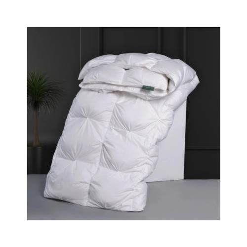 Ковдра MirSon Набір №10002 Imperial Brilliance Ковдра всесезонна Євро 200х220 Гусячий пух + Дві подушки 50х70 (2200010810653)