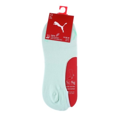 Шкарпетки Puma Footie Unisex 2P 141011001-004 фіолетовий, м'ятний 39-42 (8718824799759)