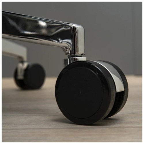 Офісне крісло Richman Ергостар Хром Synchro Сітка Чорне (R00000052543)