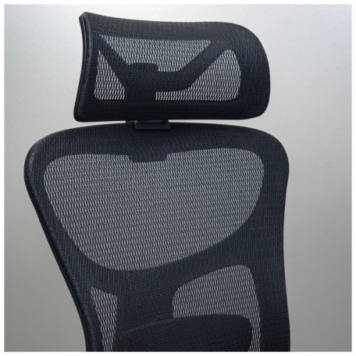 Офісне крісло Richman Ергостар Хром Synchro Сітка Чорне (R00000052543)