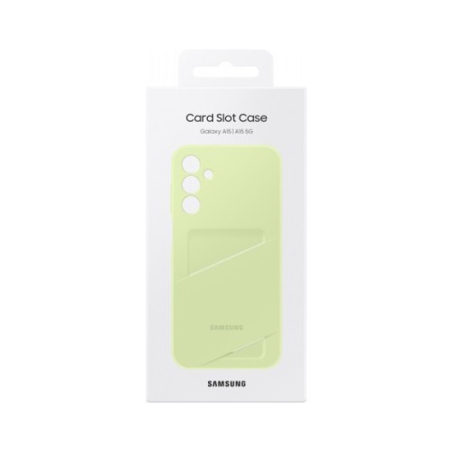 Чохол до мобільного телефона Samsung Galaxy A15 (A156) Card Slot Case Lime (EF-OA156TMEGWW)
