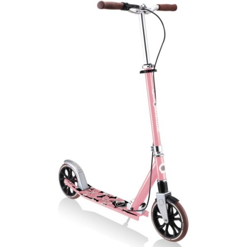Самокат Globber NL205 Deluxe з ручним гальмом Пастельно-рожевий (685-210)