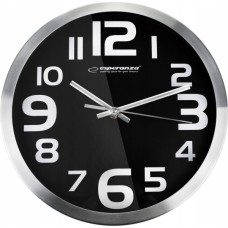 Настінний годинник Esperanza Wall Clock Zurich Black 25 см (EHC013K)