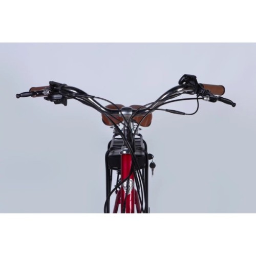 Електровелосипед Dorozhnik 28" eCORAL DD FR рама-19" 48B 13А*г 500Вт 2026 рубіновий (ELB-D-28-117)