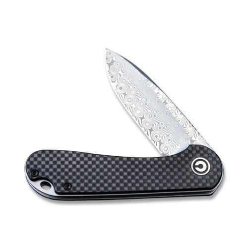 Ніж Civivi Elementum, Damascus, Carbon Fiber/G10 (C907DS)