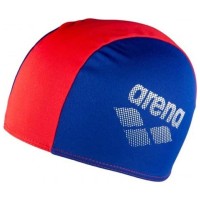 Шапка для плавання Arena Polyester II JR 002468-740 червоний, синій Діт OSFM (3468336217658)