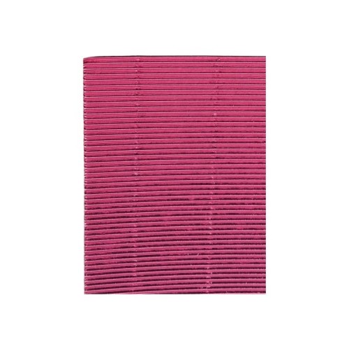 Кольоровий картон Maxi A4 Гофрокартон металізований 21х29,7 см рожевий (MX61905)