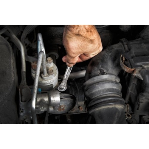 Ключ Milwaukee MAX BITE рожково-накидний з тріскачкою, 15шт, 8-22мм (4932464994)