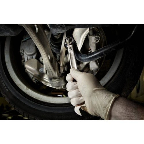 Ключ Milwaukee MAX BITE рожково-накидний з тріскачкою, 15шт, 8-22мм (4932464994)