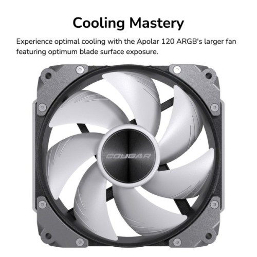 Кулер до корпусу Cougar Apolar 120 ARGB