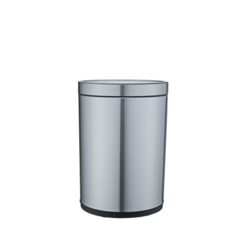 Контейнер для сміття JAH круглий без кришки срібний металік 12 л (6338)
