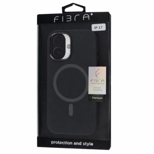 Чохол до мобільного телефона BeCover FIBRA Silicone OmniMag Apple iPhone 17 Black (716195)