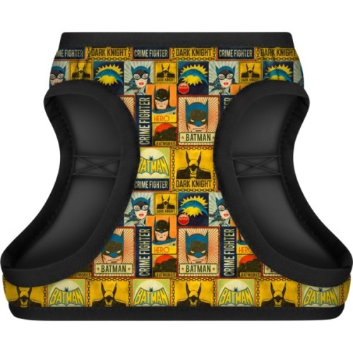 Шлея для собак WAUDOG Clothes з QR паспортом "Бетмен вінтаж" S2 (1012-4004)