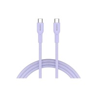 Дата кабель USB-C to USB-C 1.0m OnWire 60CL C-C 60W COLOR Braided 1m Purple Canyon (CND-CCAP60AB10PU)