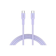 Дата кабель USB-C to USB-C 1.0m OnWire 60CL C-C 60W COLOR Braided 1m Purple Canyon (CND-CCAP60AB10PU)