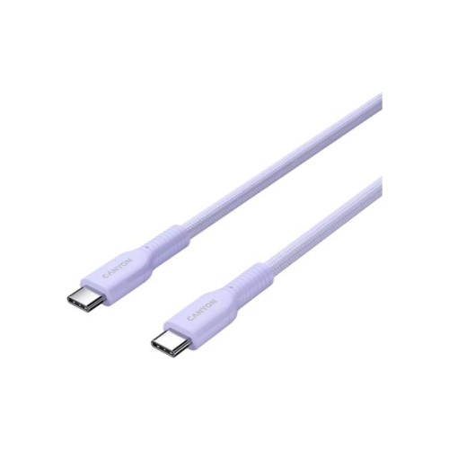Дата кабель USB-C to USB-C 1.0m OnWire 60CL C-C 60W COLOR Braided 1m Purple Canyon (CND-CCAP60AB10PU)