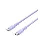 Дата кабель USB-C to USB-C 1.0m OnWire 60CL C-C 60W COLOR Braided 1m Purple Canyon (CND-CCAP60AB10PU)