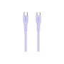 Дата кабель USB-C to USB-C 1.0m OnWire 60CL C-C 60W COLOR Braided 1m Purple Canyon (CND-CCAP60AB10PU)