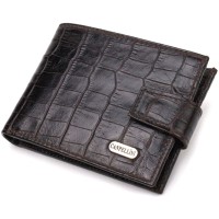 Гаманець Canpellini З натуральної шкіри Чорний (21747)