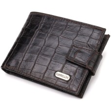 Гаманець Canpellini З натуральної шкіри Чорний (21747)