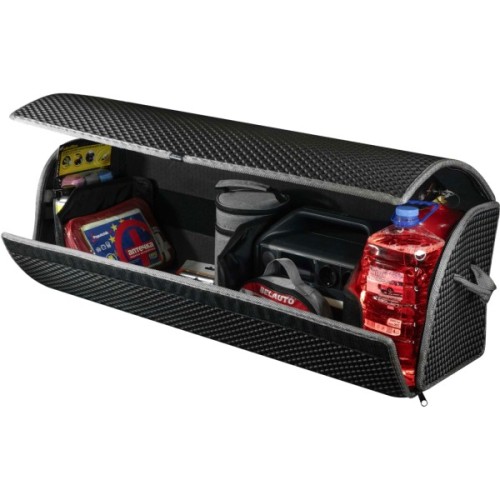 Сумка-органайзер EVAtech XL-PRO 32x100x30 см. Ромб чорний з сірим кантом (BS13643OX3RBG)