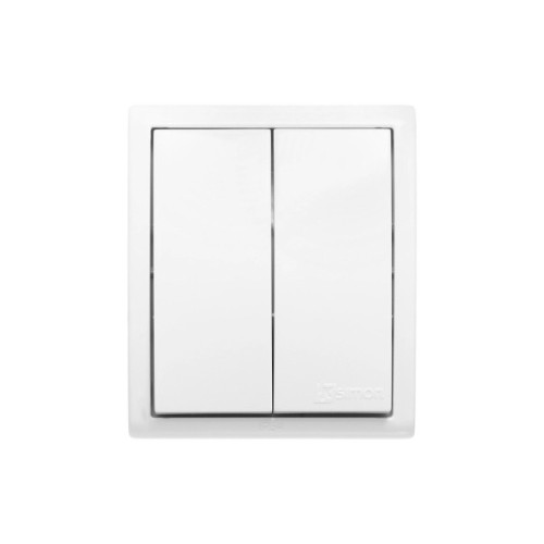 Вимикач Simon IP54, білий (AQW5/11)
