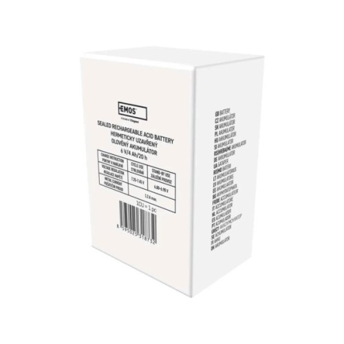 Батарея до ДБЖ EMOS B9641 AGM 6V 4Ah fast 4,7mm (B9641)