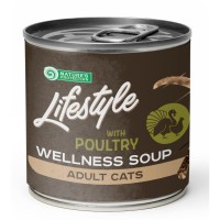 Консерви для котів Nature's Protection Lifestyle Adult cats Longhaired Soup Poultry 140 г (KIKNPLF63357)
