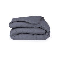Ковдра MirSon зимова Шовкова Супер Тепла №9003 Eco Light Gray 155x215 см (2200005993491)