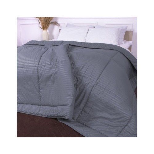 Ковдра MirSon зимова Шовкова Супер Тепла №9003 Eco Light Gray 155x215 см (2200005993491)