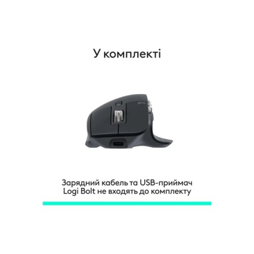 Мишка Logitech MX Master 3S Performance Bluetooth Graphite (910-007501)