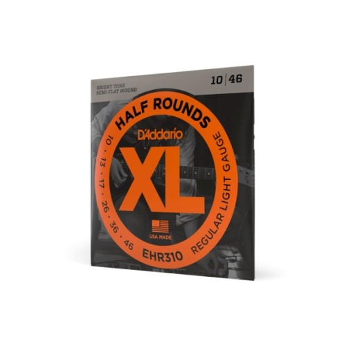 Струни для гітари D'Addario XL Half Rounds Regular Light (10-46) (EHR310)