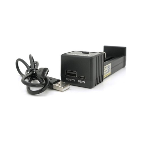Зарядний пристрій для акумуляторів Liitokala 1 Slot, LED disp, USB, Li-ion/3.7V/3.8V, Li-Fe/3.2V, Ni-MH/1.2V (Lii-100C)