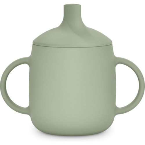 Поїльник-непроливайка Suavinex Colour Essence силіконова 3 в 1 (з носиком та трубочкою), 270 мл, +6 м , зелена (402899)